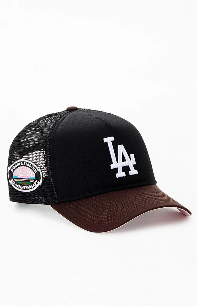 Hat Pacsun Black La Dodgers Trucker Hat New Era X PS Reserve LA