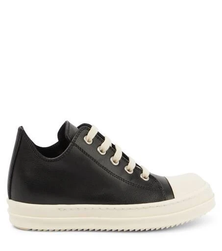 Rick Owens Kids Strobe leather low-top sneakers 4