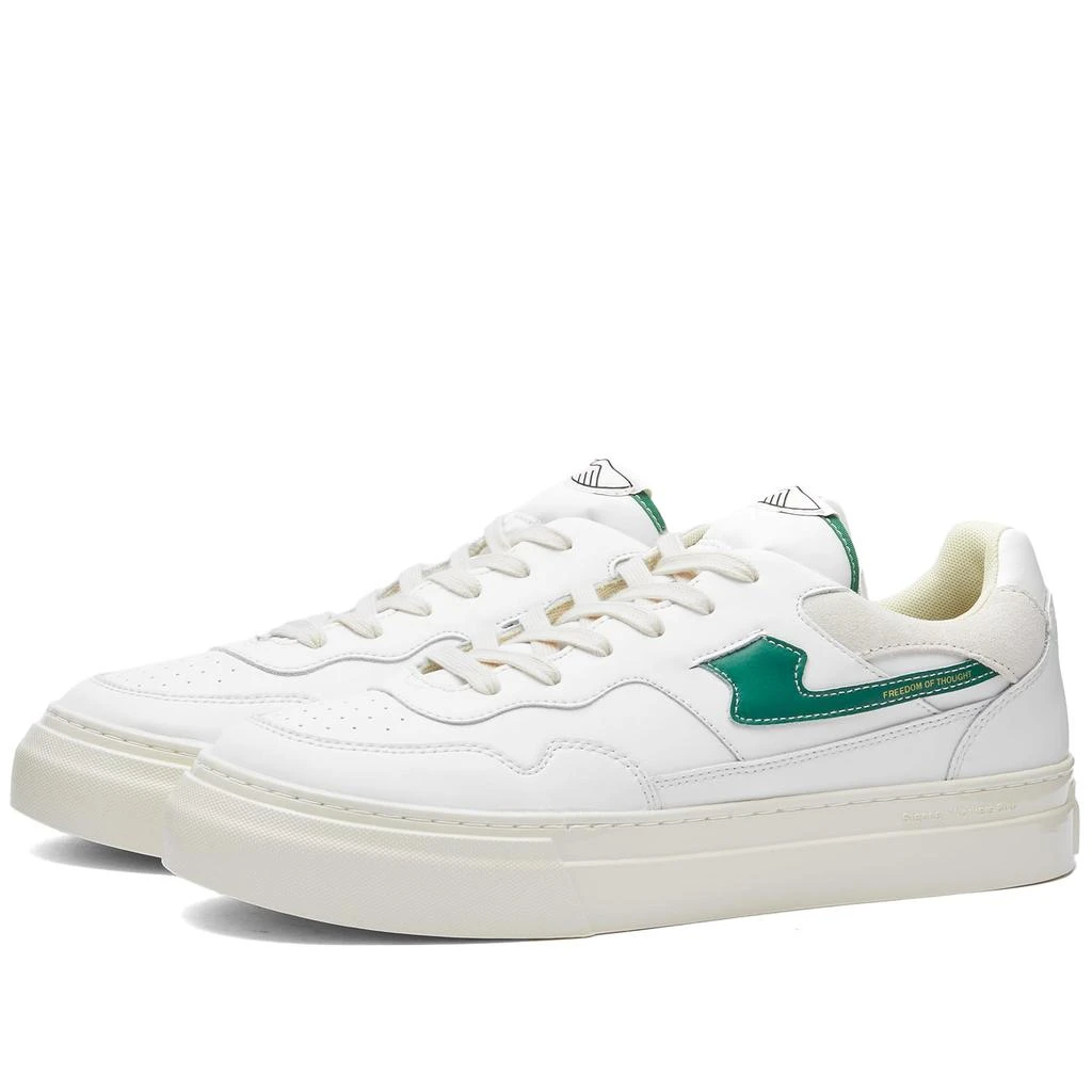 Stepney Workers Club Stepney Workers Club Pearl S-Strike Leather Sneaker 1