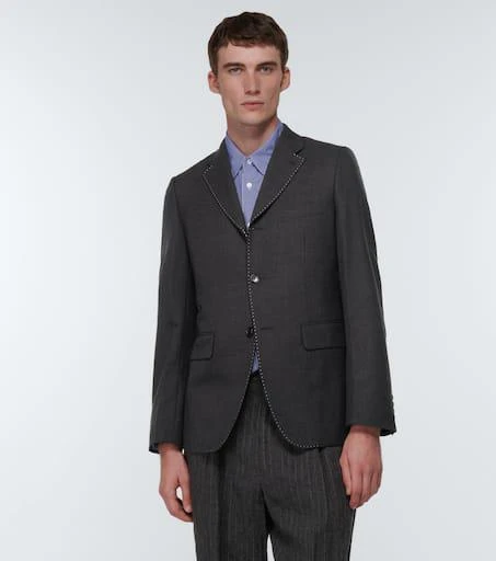 Comme des Garcons Single-breasted wool blazer 3