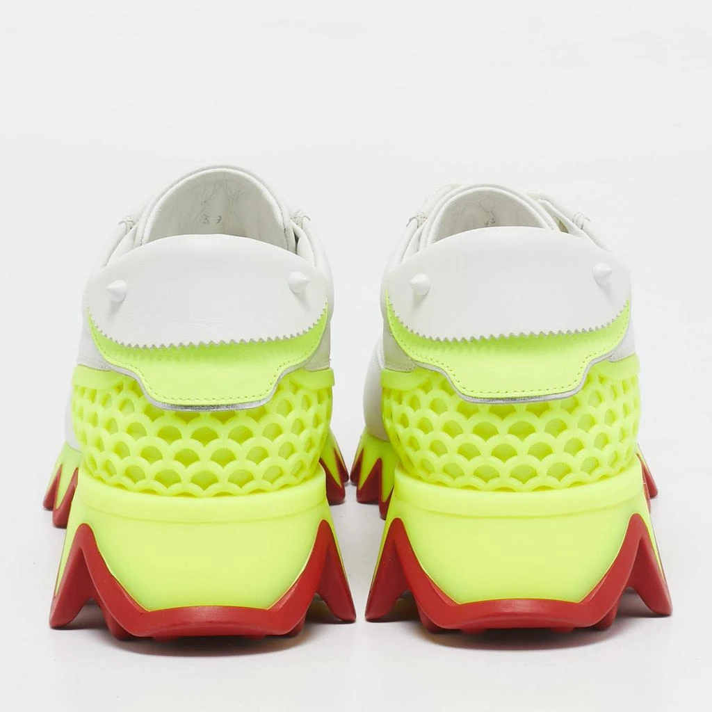 Christian Louboutin Christian Louboutin Grey Leather Loubi Shark Lace Up Sneakers Size 39 5