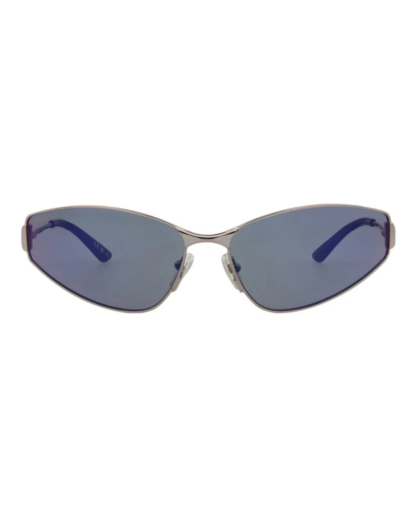 Balenciaga Cat Eye-Frame Metal Sunglasses