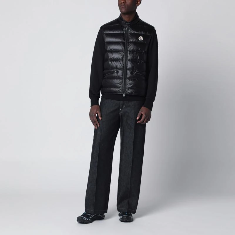 Moncler Gui packable padded vest black 2