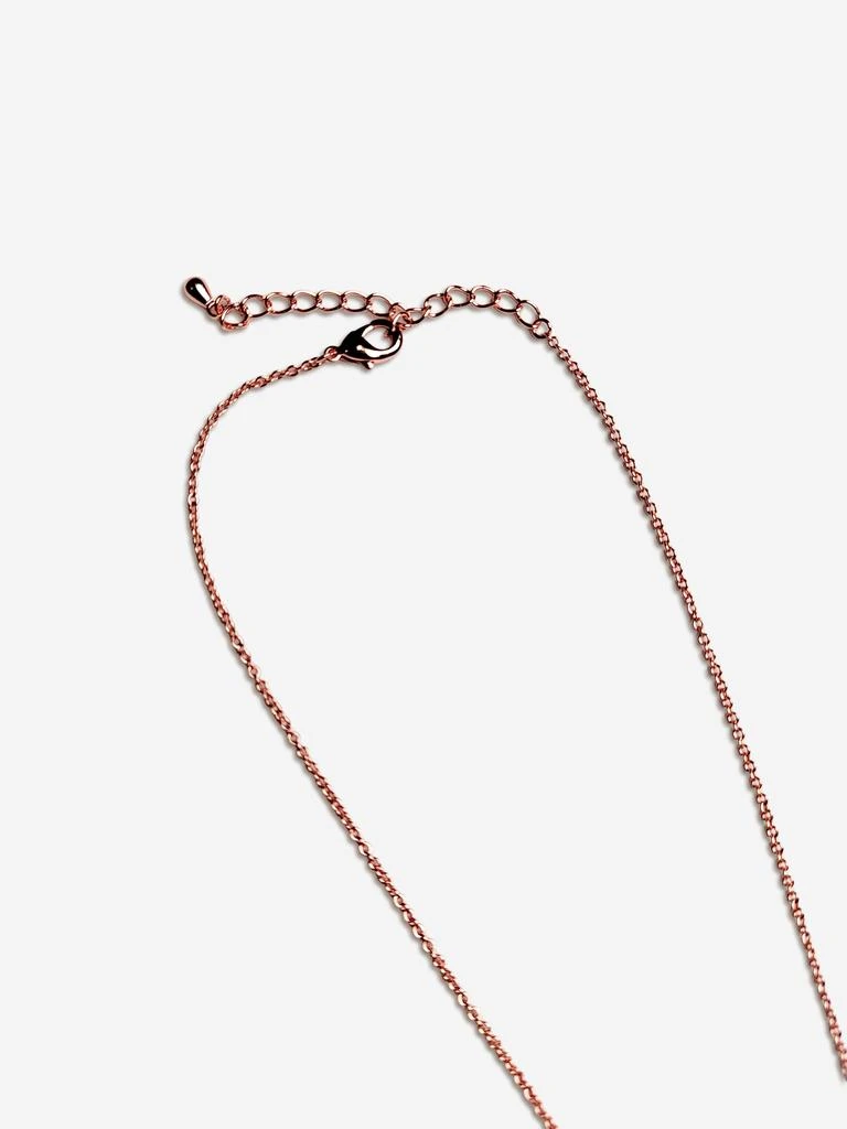 Secret Spoils Secret Spoils Girls Pink Doughnut Flower Necklace in Gold (40cm) 3