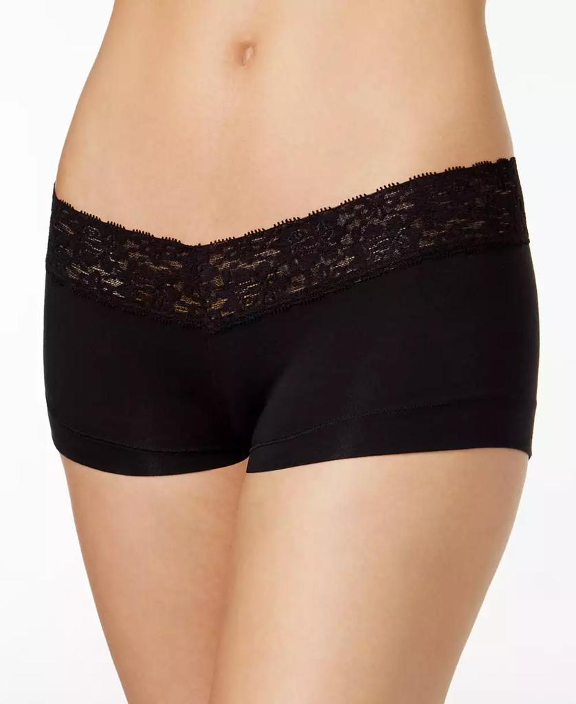 Maidenform Cotton Dream Lace Boyshort Underwear 4085