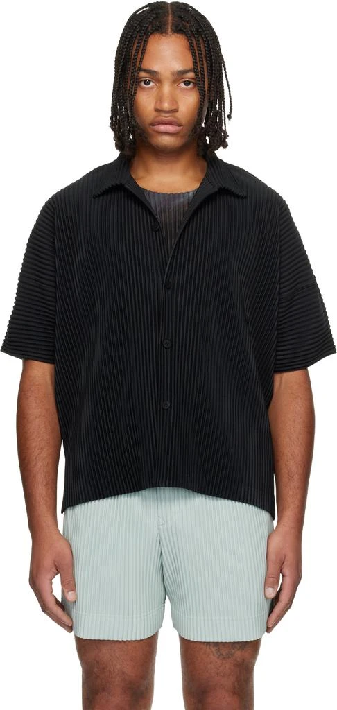 Homme Plissé Issey Miyake Black Monthly Color July Shirt