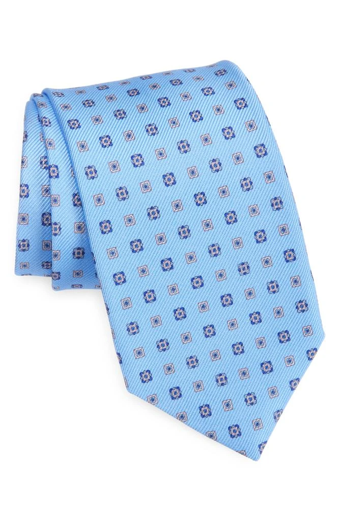 David Donahue Medallion Silk Tie 1