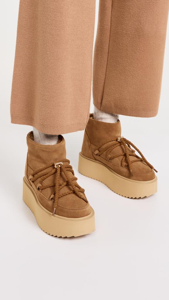 INUIKII Classic Low Platform Boots