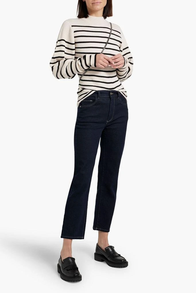 DL1961 Patti cropped high-rise straight-leg jeans 2