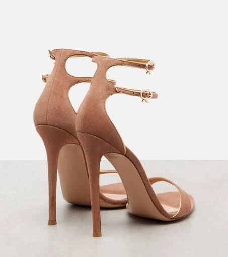 Gianvito Rossi 110 suede sandals 2