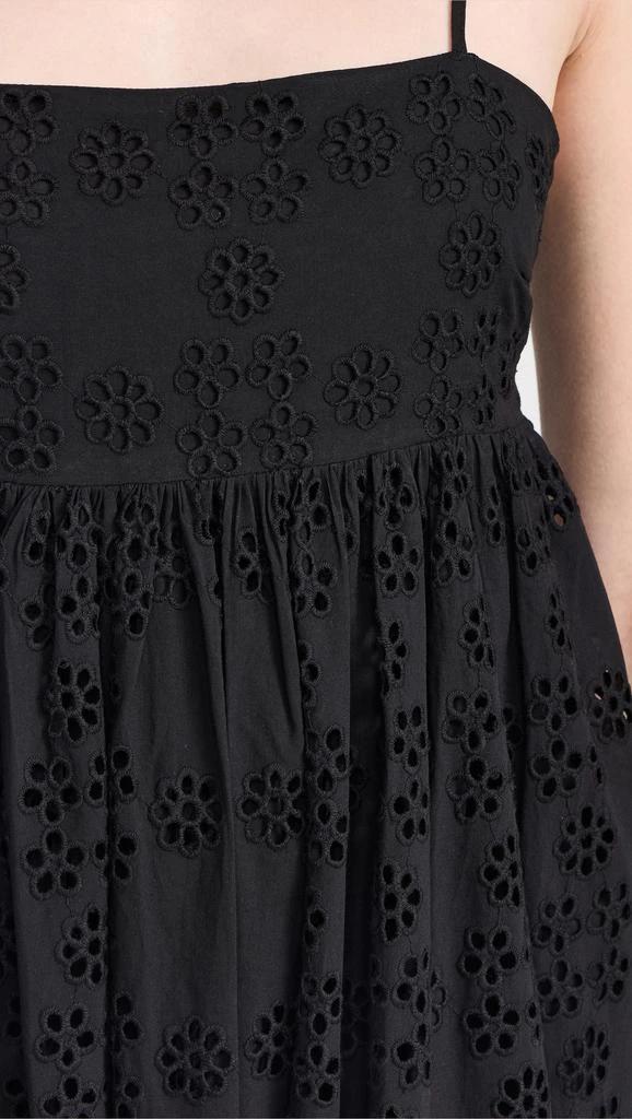 English Factory Embroidered Cotton Sleeveless Maxi Dress 5