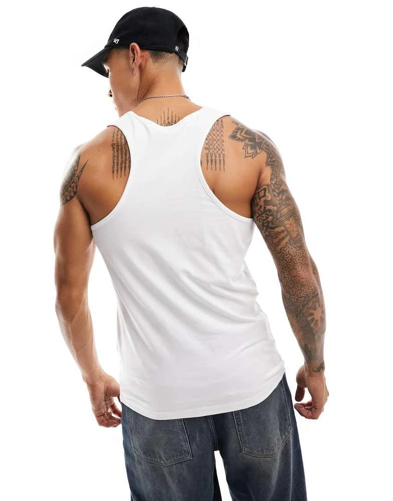 Weekday Weekday standard fit vest tank top in white 4