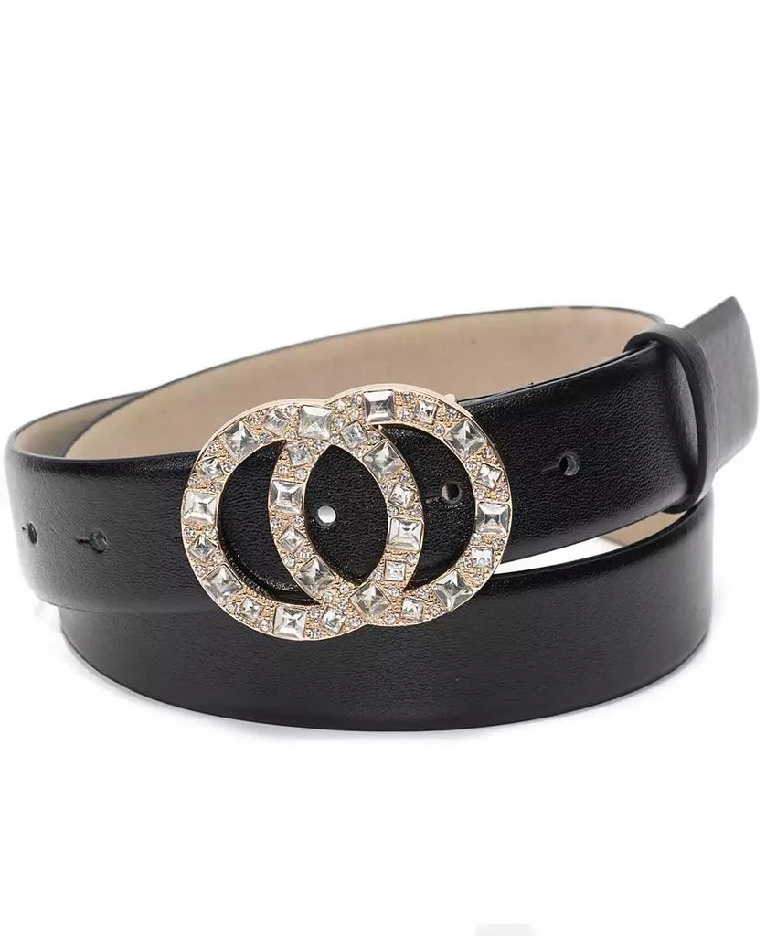 I.N.C. International Concepts Double-Circle Rhinestone Belt, Created for Macy's 1