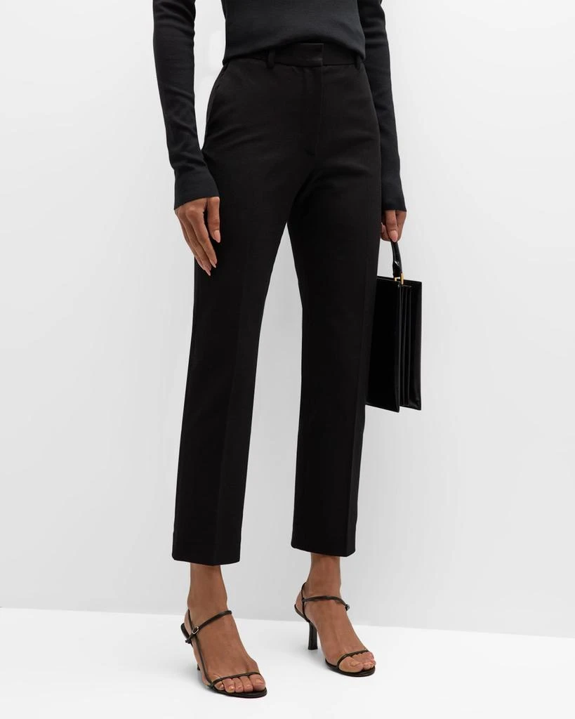 Joseph Coleman Cropped High-Rise Gabardine Pants 2