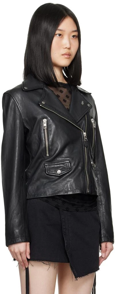 Ksubi Black Amplify Leather Jacket 2