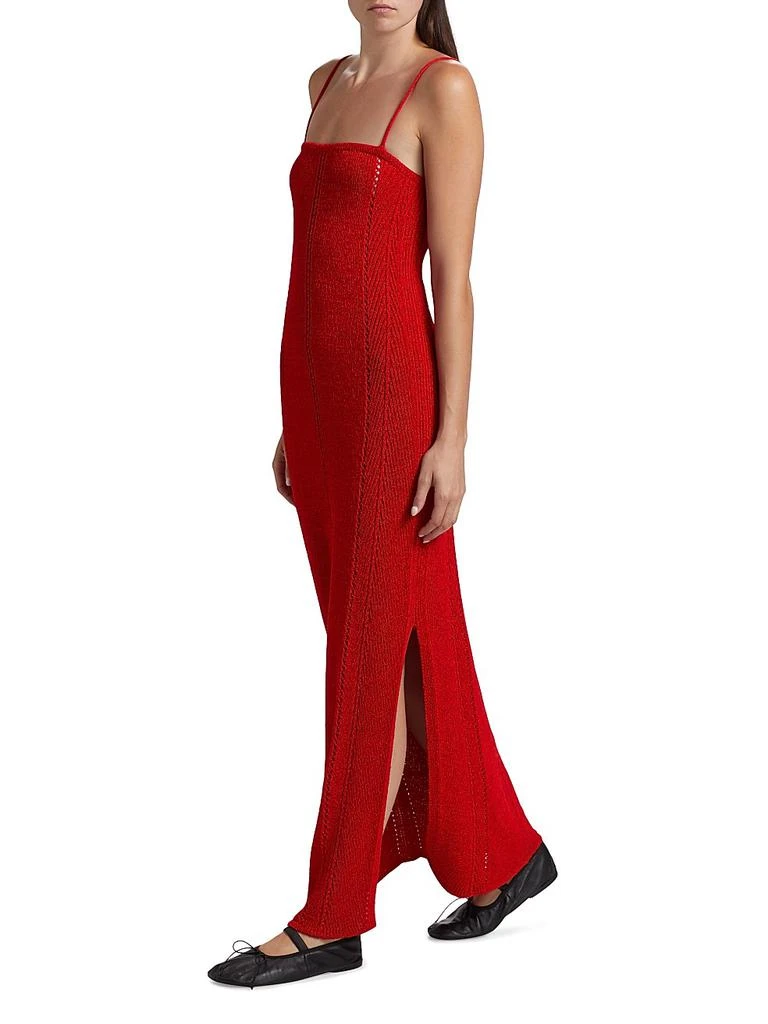 Proenza Schouler Suki Pointelle-Knit Slipdress 2