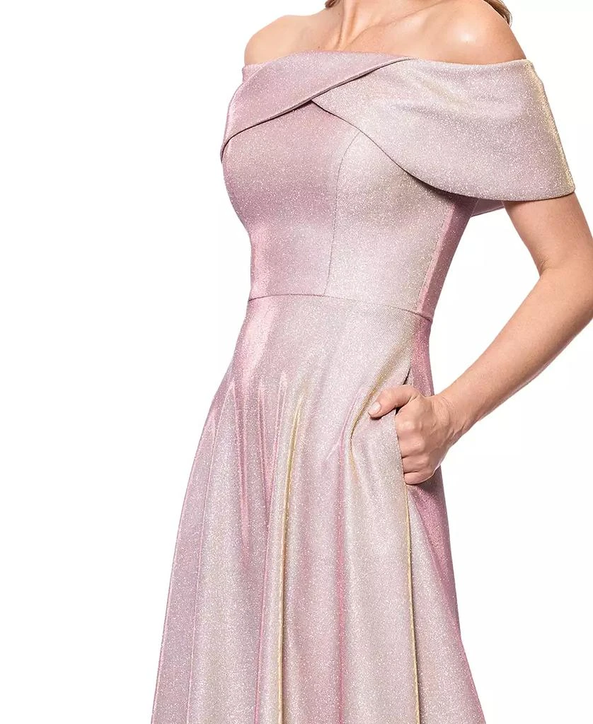 green emerald velvet dress Floral-Sequin Long Prom Dress: Betsy & Adam A27017 Nude/Plum / 0