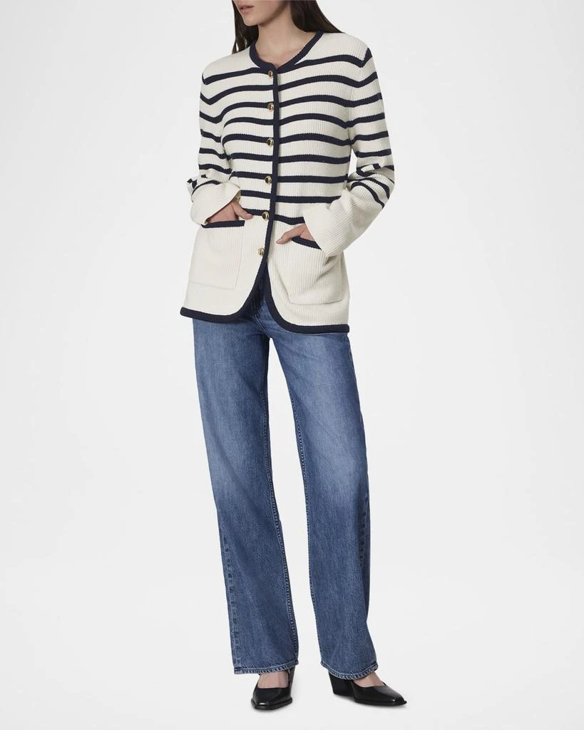 Rag & Bone Nancy Stripe Wool Cardigan 2
