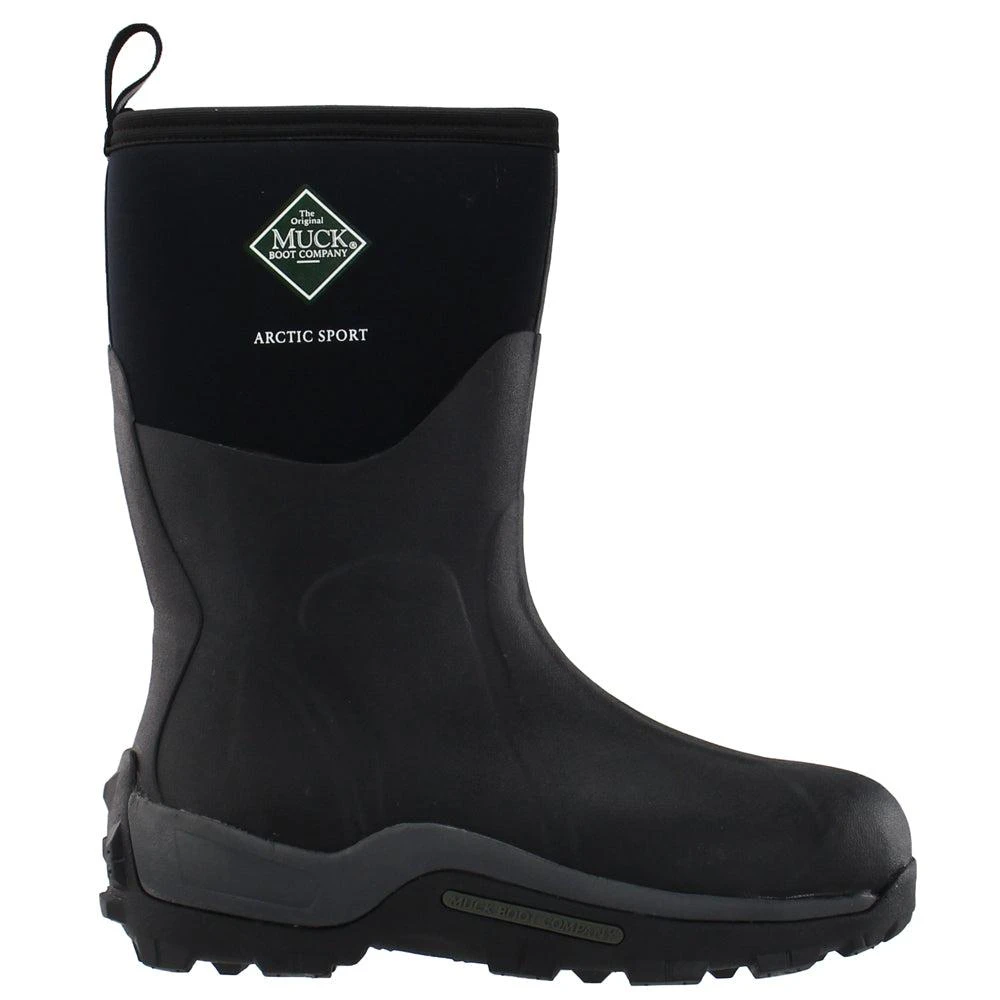 Muck Boot Arctic Sport Mid Round Toe Pull On Rain Boots
