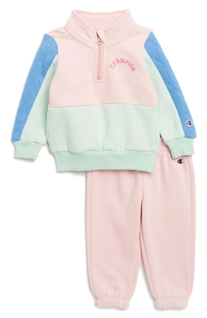 CHAMPION Quarter Zip Sweatshirt & Joggers Set 1