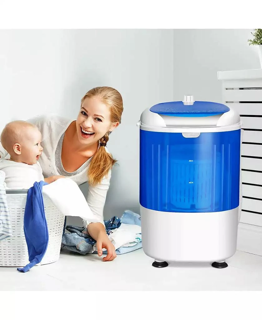 Compact Drop Washing 5.5lbs Portable Mini Compact Washing Machine Electric Laundry – On Sale ...