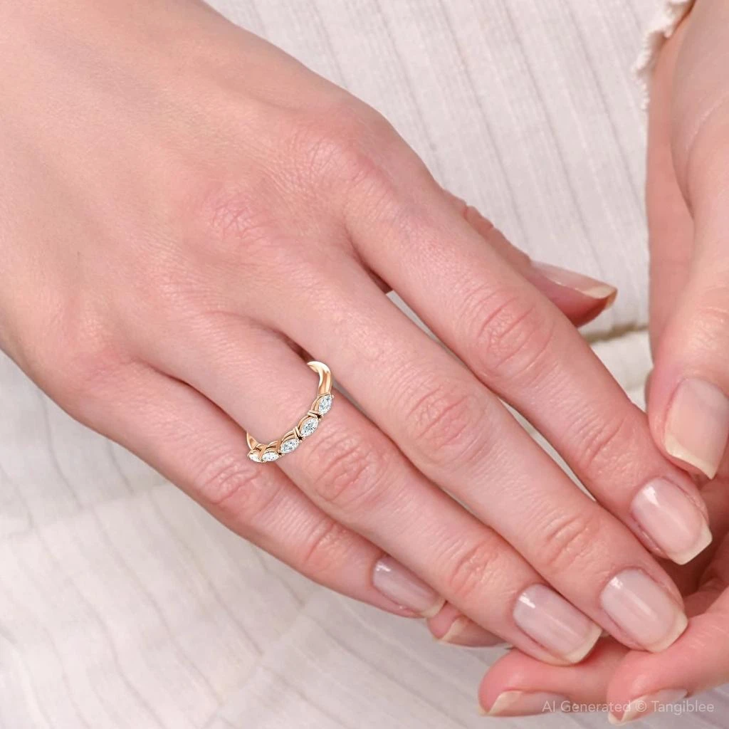 Pompeii3 1 1/2 Ct Oval Moissanite Wedding Ring Available in White, Yellow or Rose Gold 5