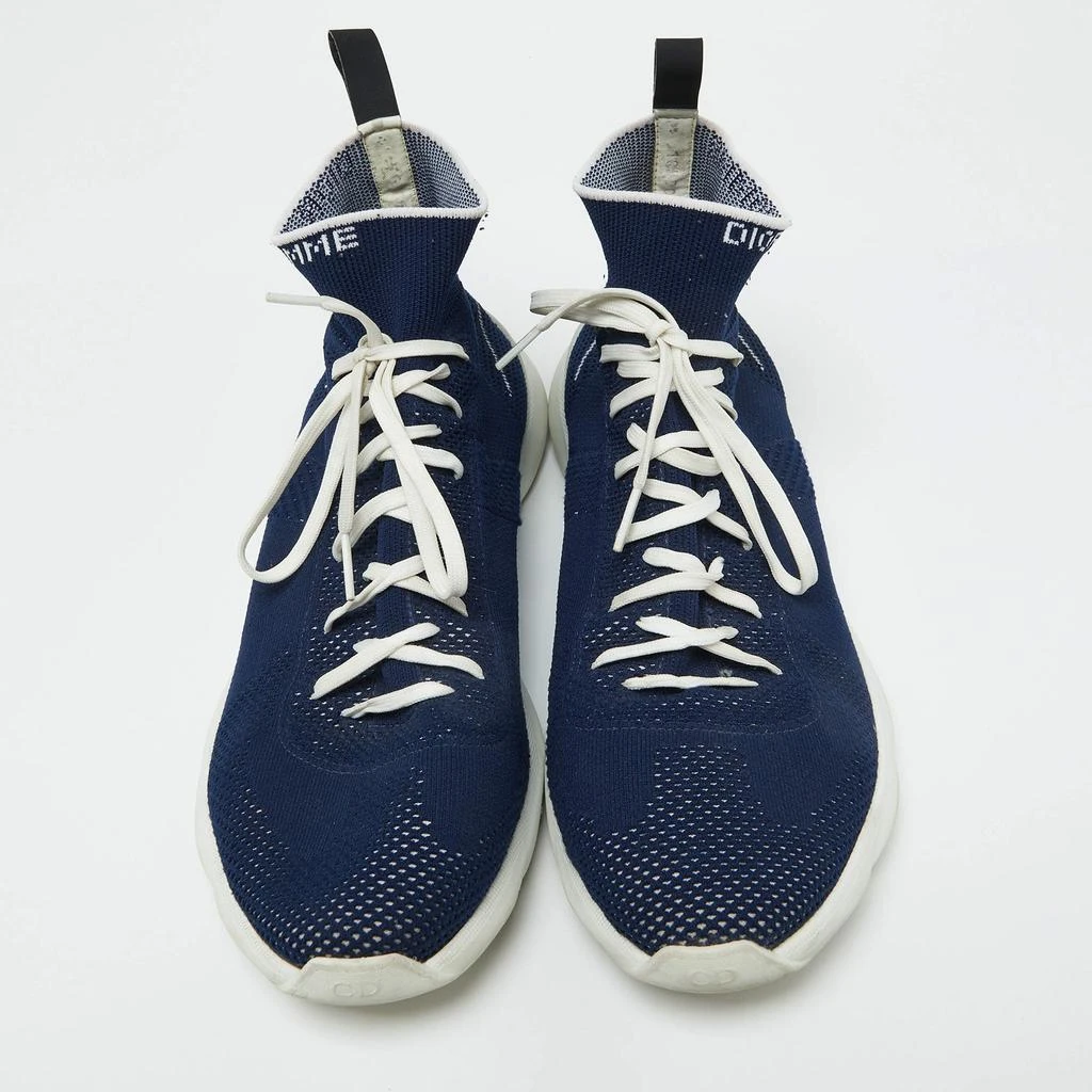 Dior Dior Homme Blue Knit Fabric B21 Sock Sneakers Size 41 3
