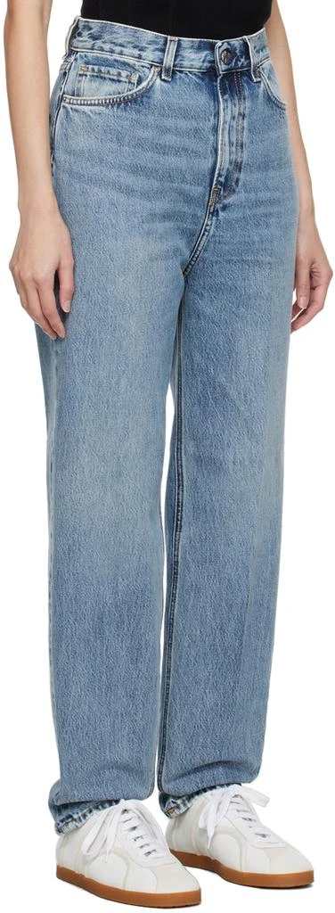 TOTEME Blue Tapered Jeans 2