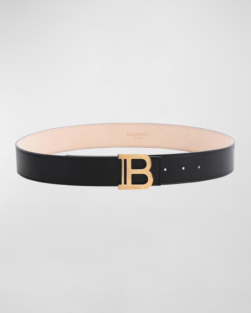 Balmain B Logo Calfskin Buckle Belt - Belts - Compare Prices