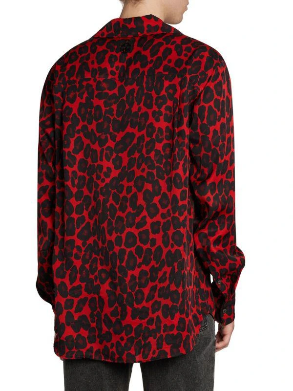 McQueen Leopard Camp Shirt 2