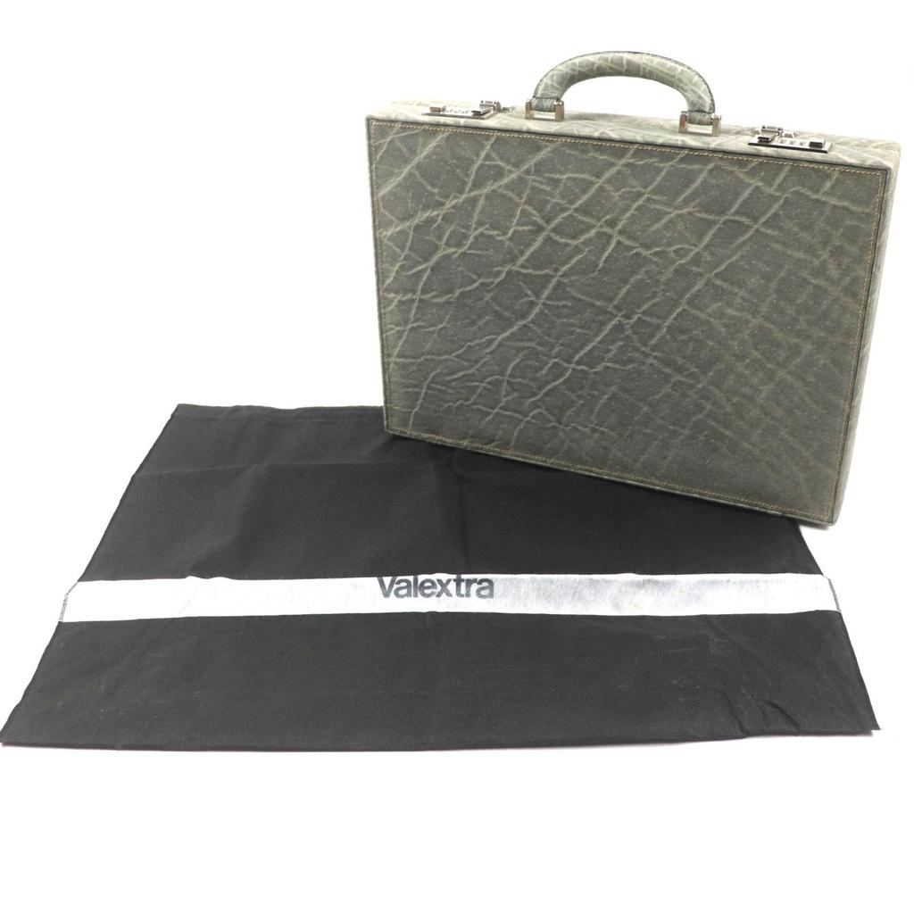 VALEXTRA Leather Attaché Case (Pre-Owned)