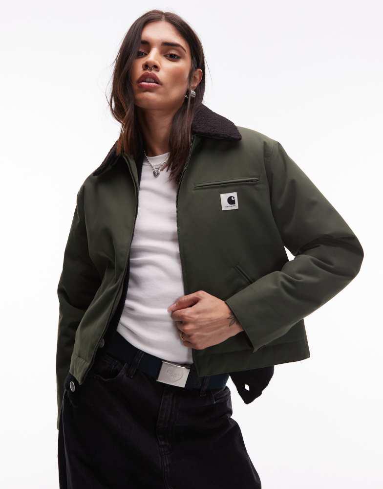 Carhartt WIP Carhartt WIP newkirk jacket in khaki green - Jackets