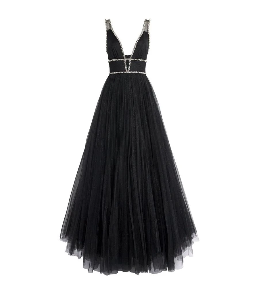 Jenny Packham Chiffon Embellished Cybele Gown 1