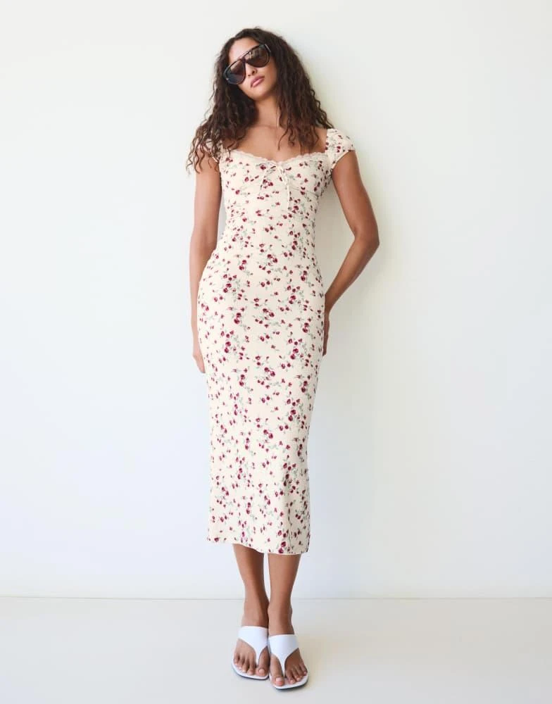 knee length dresses for ladies Always The One Green Floral Shift Dress  Shop the Mint