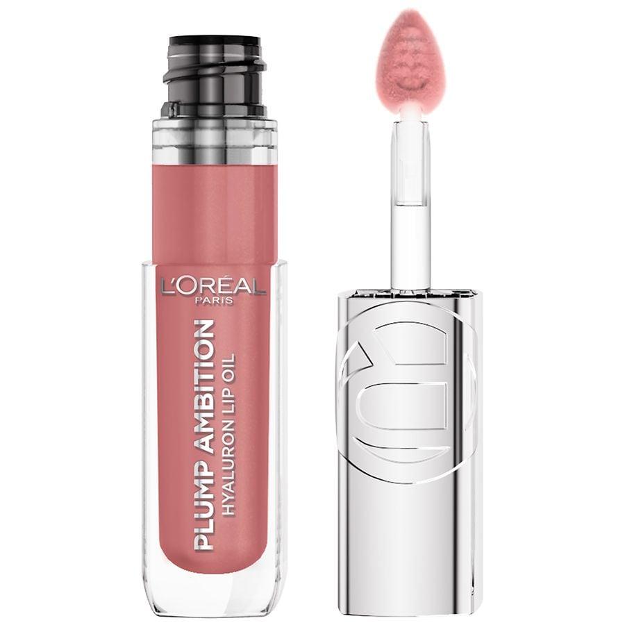 L'Oreal Paris Hyaluron Lip Oil 24HR Care, Hydrating & Volumizing Lip Gloss