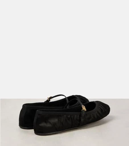 Dolce 
Gabbana DG satin ballet flats 2