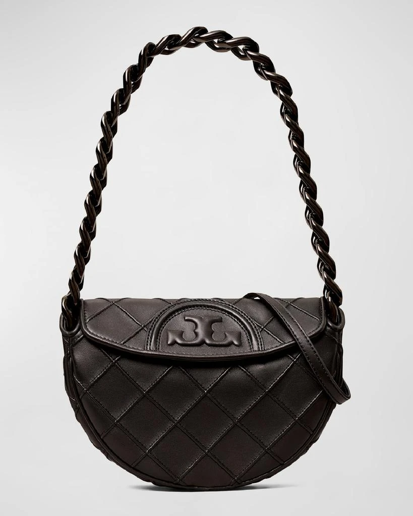 Tory Burch Fleming Mini Crescent Shoulder Bag 1