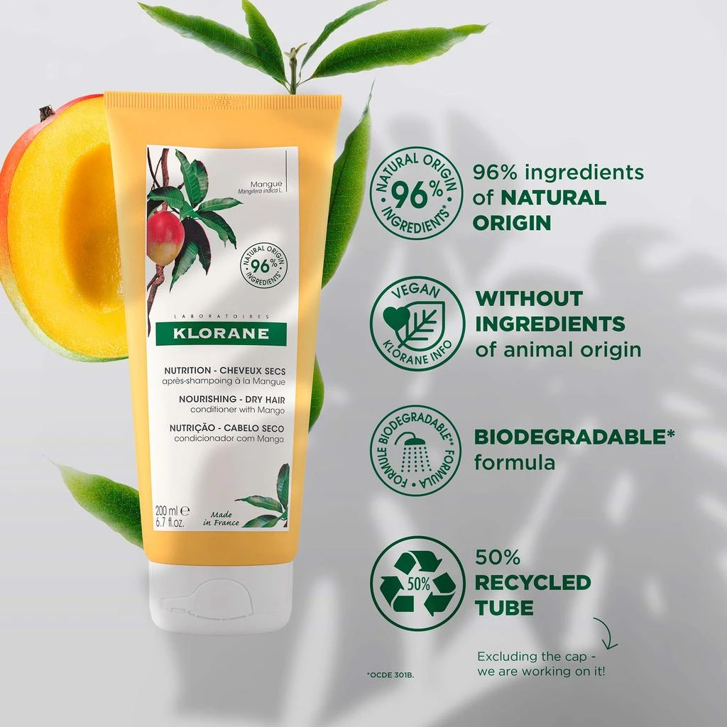 KLORANE Klorane Mango Conditioner 200ml 3