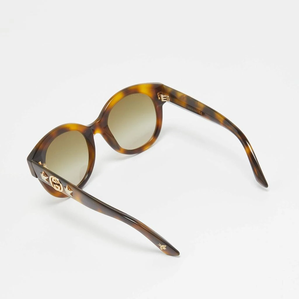 Gucci  + Tortoise Gold Star Sunglasses Gucci Brown Tortoise Gradient GG0207S GG Star Embellished  main image 3