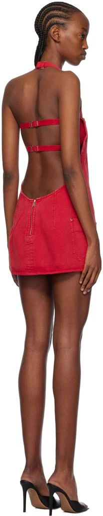 Dion Lee Red Apron Minidress 3