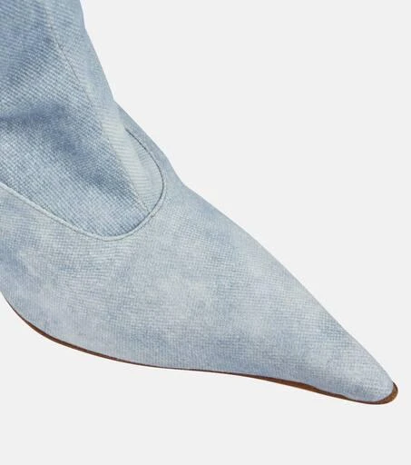 GIA BORGHINI Gia 33 denim over-the-knee boots 6