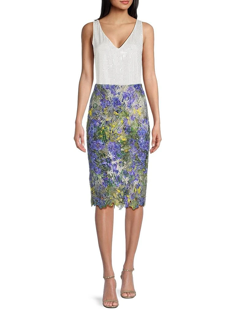 Remy Floral Lace Pencil Knee-Length Skirt  On Sale Now with Up to 63% Off  | Discover Exclusive Deals & Savings at BeyondStyle  Authentic UNGARO  women's apparel|modern|skirts|lace|floral|Women's|pencil|knee-length|women's  with Limited-Time Discounts, Free