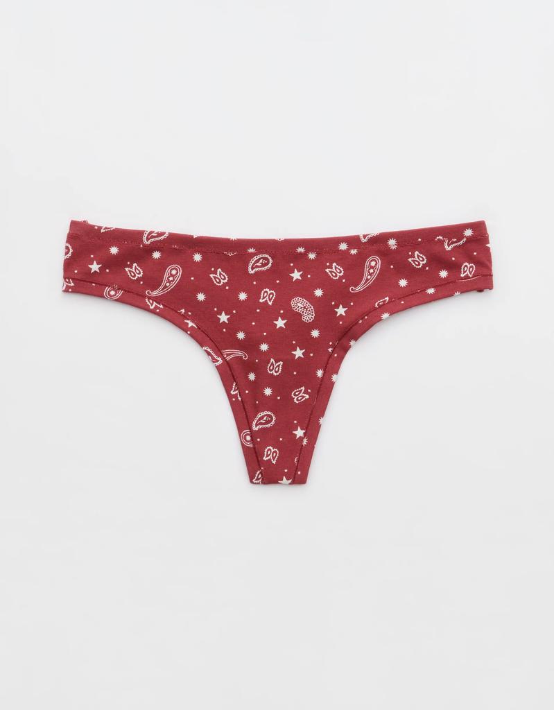 Aerie Superchill Cotton Thong Underwear