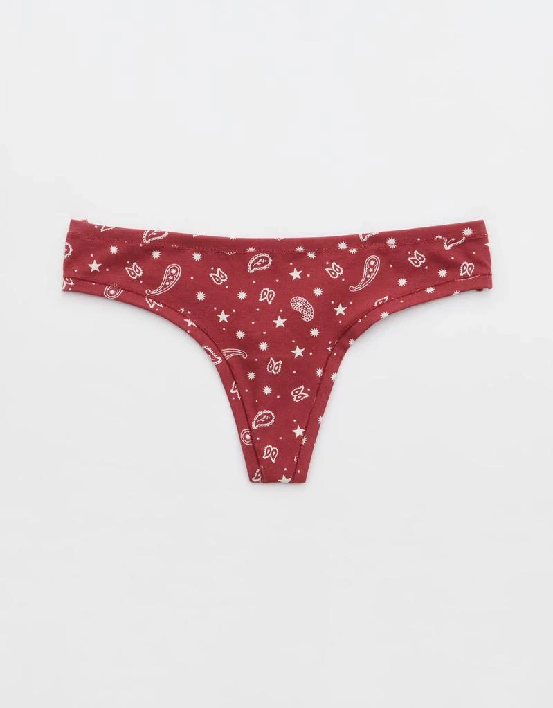 Aerie Superchill Cotton Thong Underwear 1