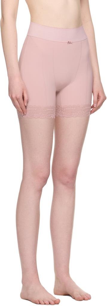 SKIMS Pink Vintage Shapewear Mid Thigh Shorts