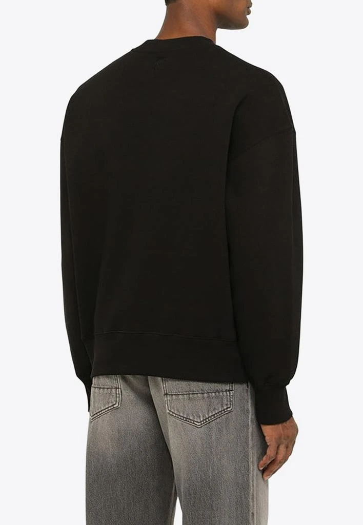 AMI Logo-Patch Pullover Sweatshirt 3