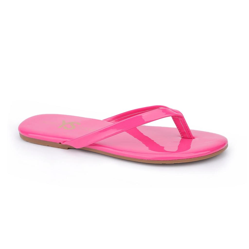 Yosi Samra Miss Rivington Flip Flop in Bubble Gum - Kids 2