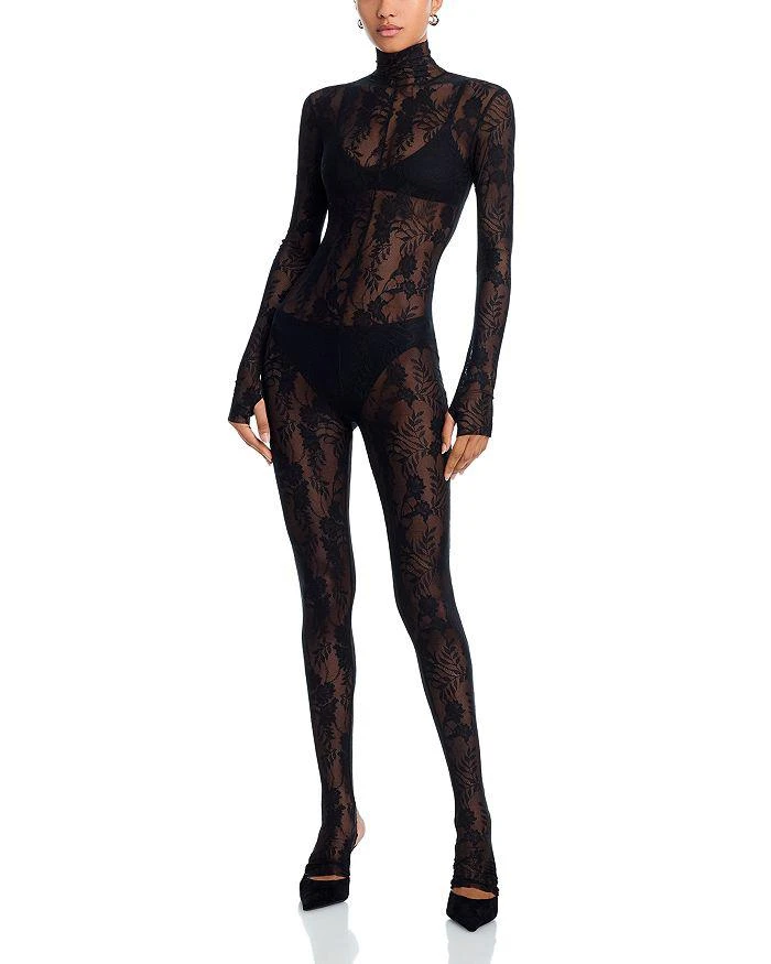 Norma Kamali Lace Catsuit 10