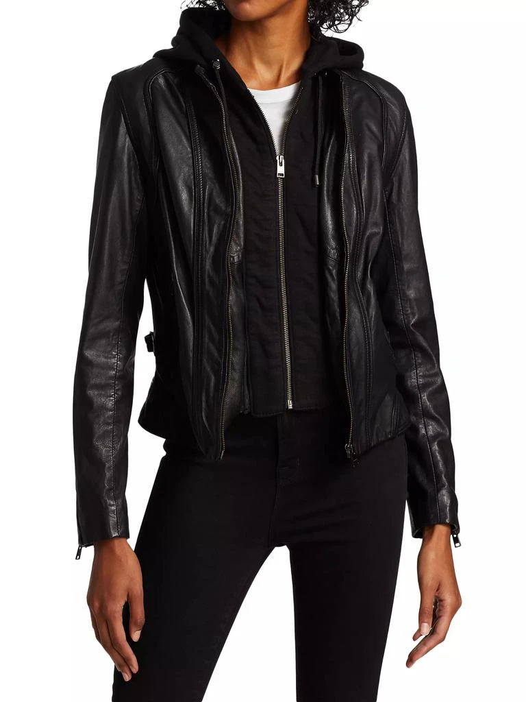 LaMarque Arlette Leather Biker Jacket 3