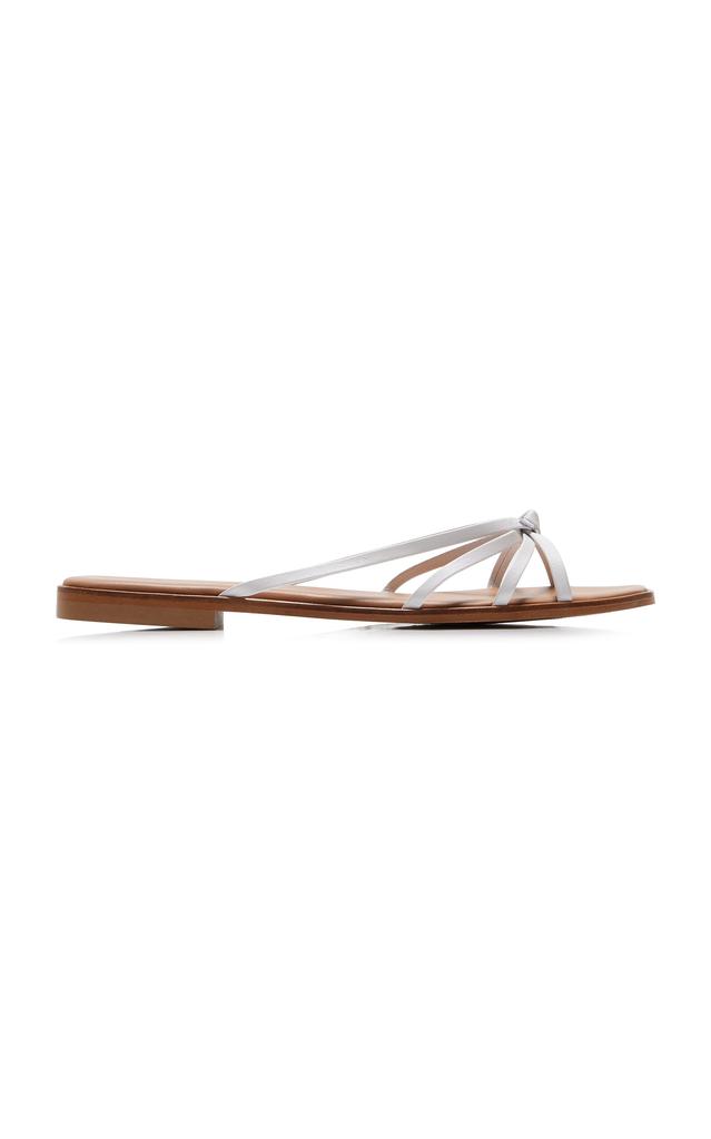 Flattered Flattered - Mimosa Leather Sandals - White - IT 41 - Moda Operandi